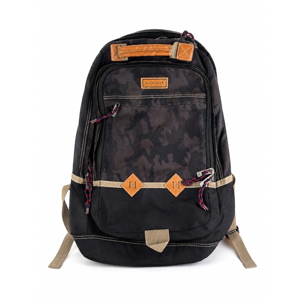 Tommy Hilfiger Vintage Y2K Rucks Camouflage Computer Backpack Bag Unisex